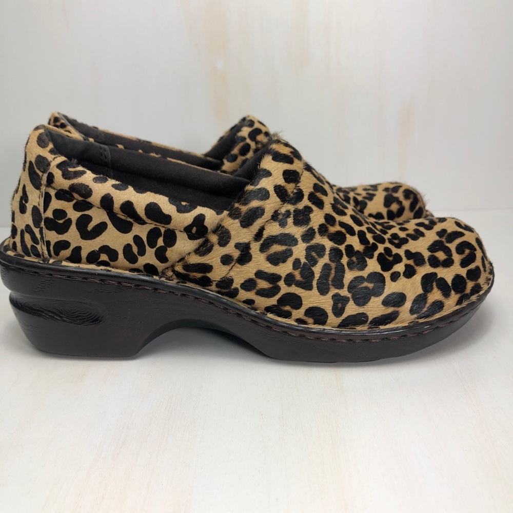 B.O.C Leopard Clogs Size 9